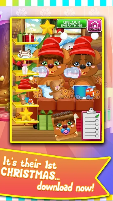تصاویر Mommy's Newborn Baby Pet Doctor Salon - my new puppy twins spa games!