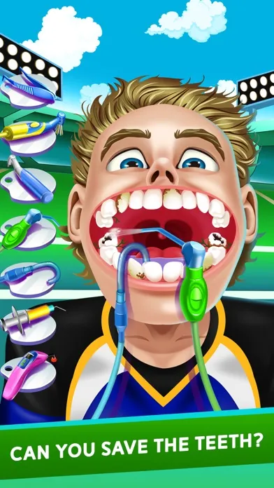 Capturas de tela do Sports Dentist Salon Spa Games