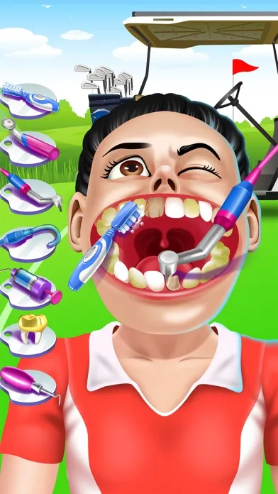 Capturas de tela do Sports Dentist Salon Spa Games