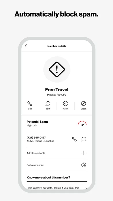 Verizon Call Filter Screenshots