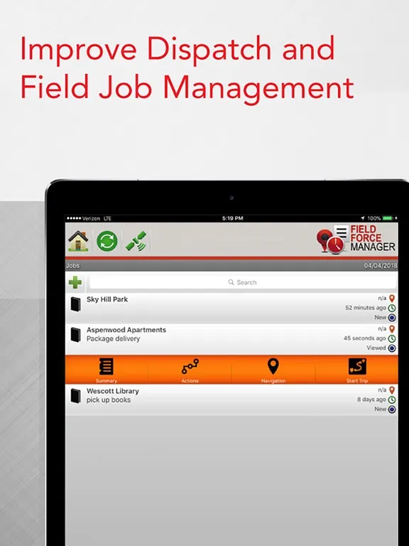 صور Verizon Field Force Manager iPad 