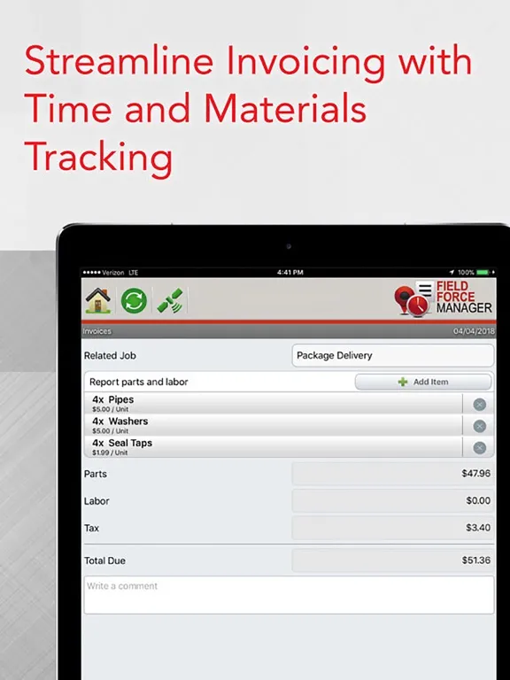 صور Verizon Field Force Manager iPad 