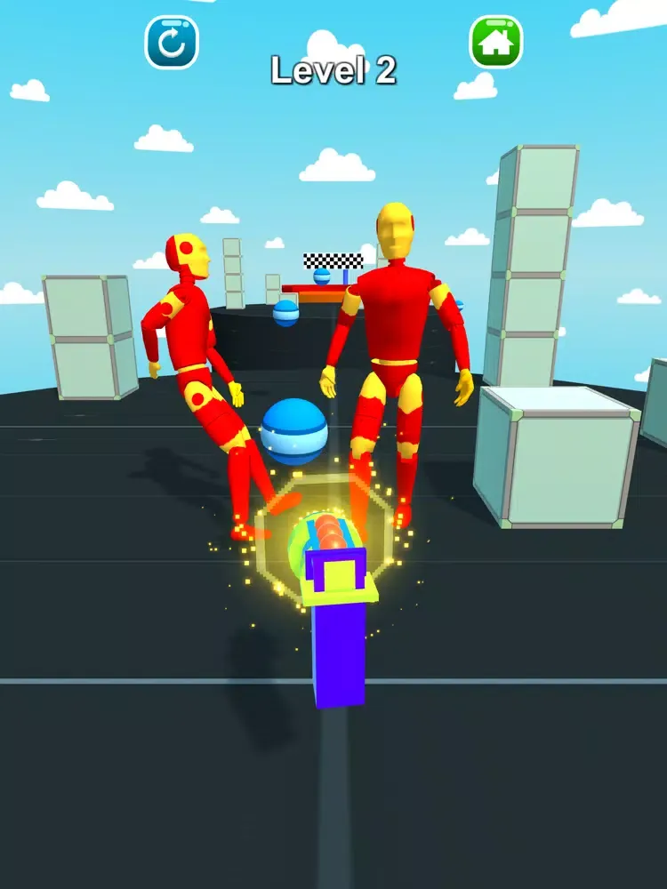 Capturas de tela do Knock Thrower 3D - Bullet Ball iPad 