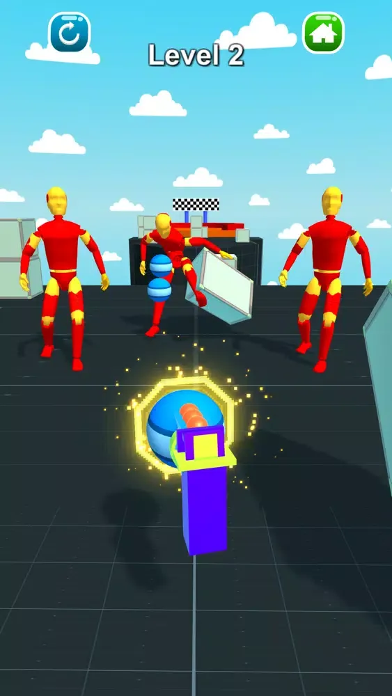 Capturas de tela do Knock Thrower 3D - Bullet Ball