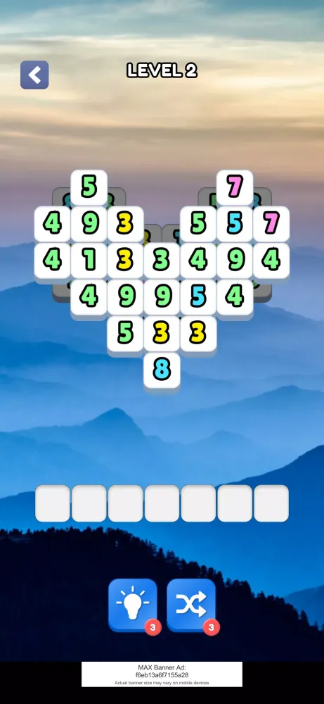 Screenshot di Number Tiles - Tile match game