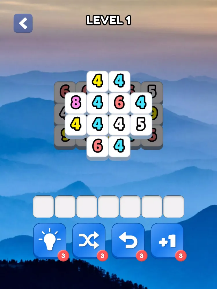 Screenshot di Number Tiles - Tile match game