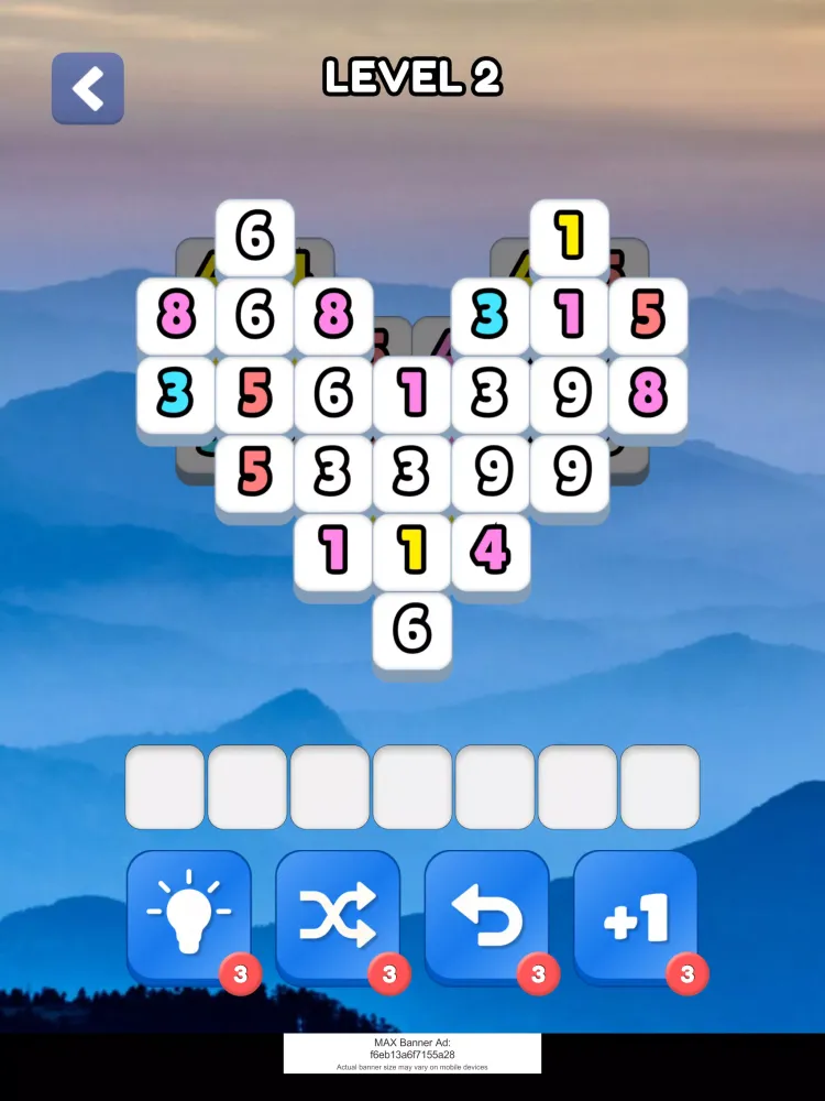 Screenshot di Number Tiles - Tile match game
