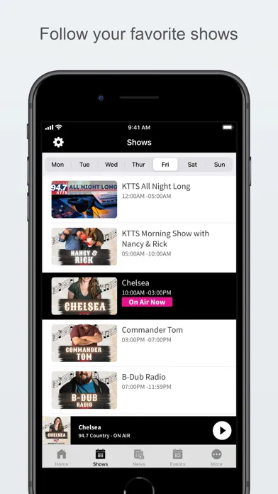 Country 94.7 KTTS應用截圖