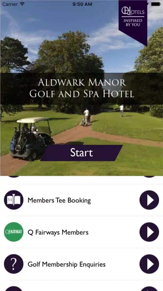 Ảnh chụp màn hình của QHotels: Aldwark Manor Golf & Spa Hotel
