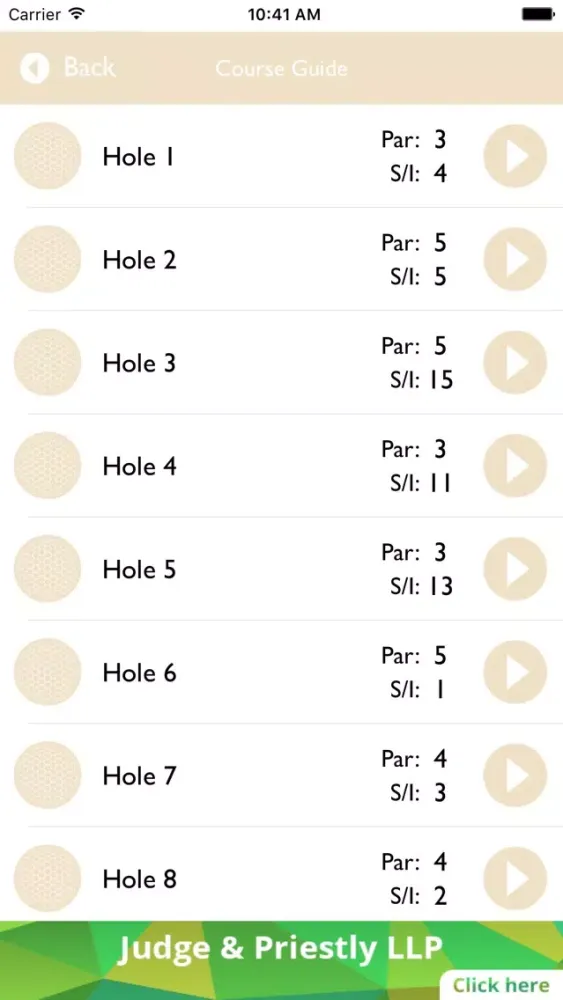 Capturas de tela do Chislehurst Golf Club