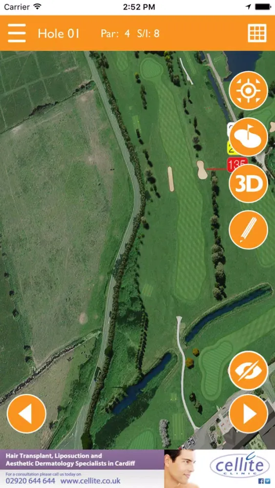 Tangkapan skrin Peterstone Lakes Golf Club