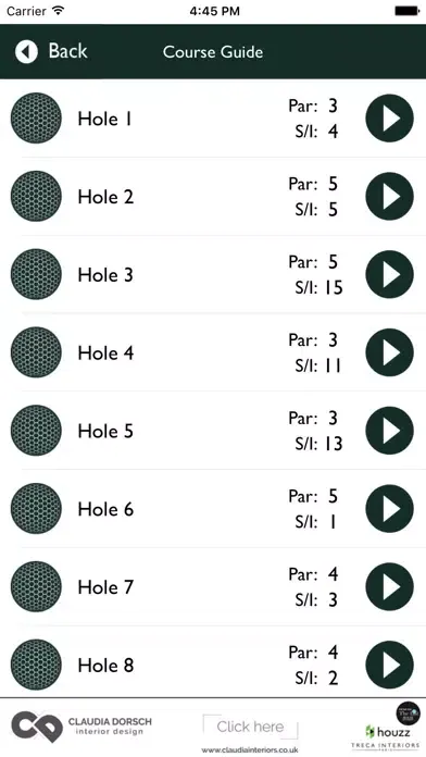 Capturas de tela do West Essex Golf Club