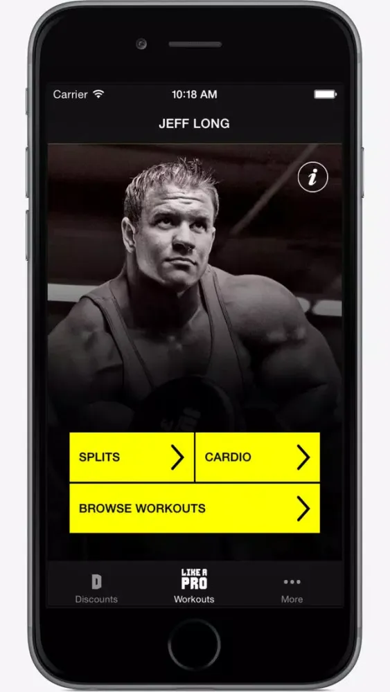 Like A Pro Bodybuilder - Bodybuilding app & workout plans by IFBB Pro Jeff Long स्क्रीनशॉट