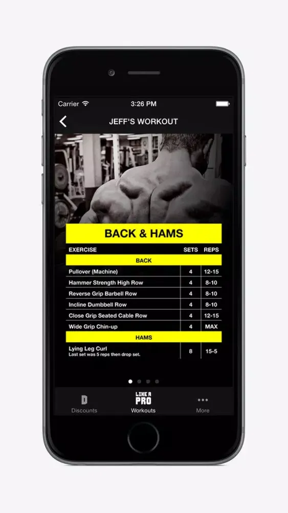 Скриншоты Like A Pro Bodybuilder FREE - Bodybuilding app & workout plans by IFBB Pro Jeff Long