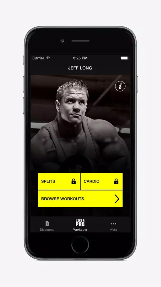 Скриншоты Like A Pro Bodybuilder FREE - Bodybuilding app & workout plans by IFBB Pro Jeff Long