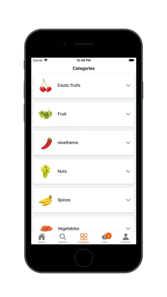 W2D Grocery سکرین شاٹس