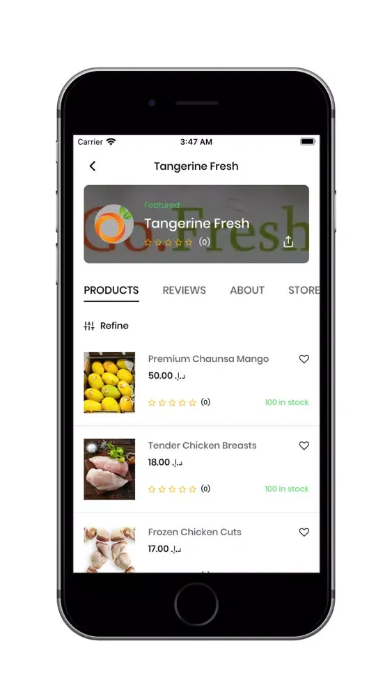Tangerine Mart スクリーンショット
