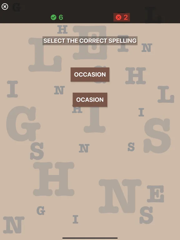 ภาพหน้าจอของ English Spelling iPad 