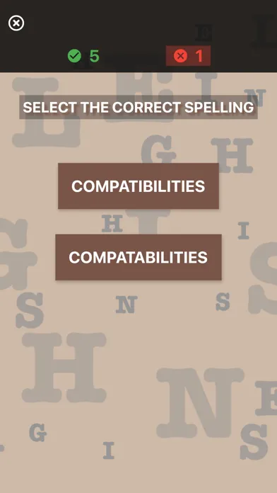 ภาพหน้าจอของ English Spelling