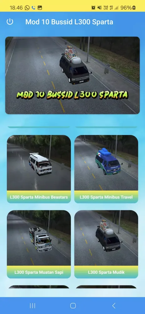 Mod 10 Bussid L300 Sparta سکرین شاٹس