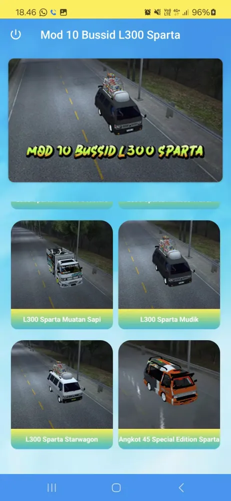 Mod 10 Bussid L300 Sparta سکرین شاٹس