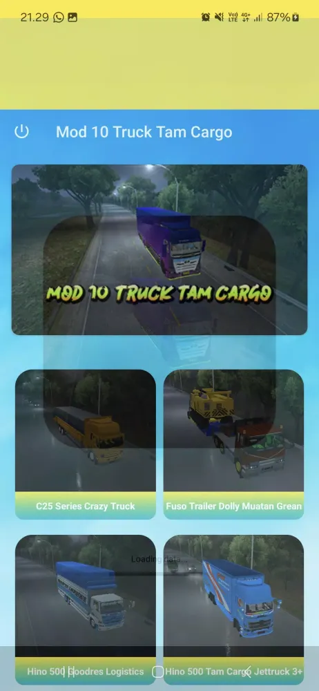 Zrzuty ekranu Mod 10 Truck Tam Cargo