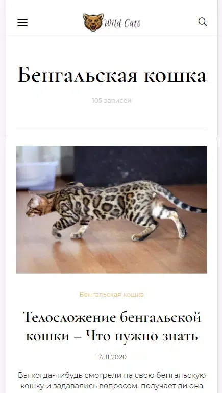 Скриншоты Бенгальские кошки