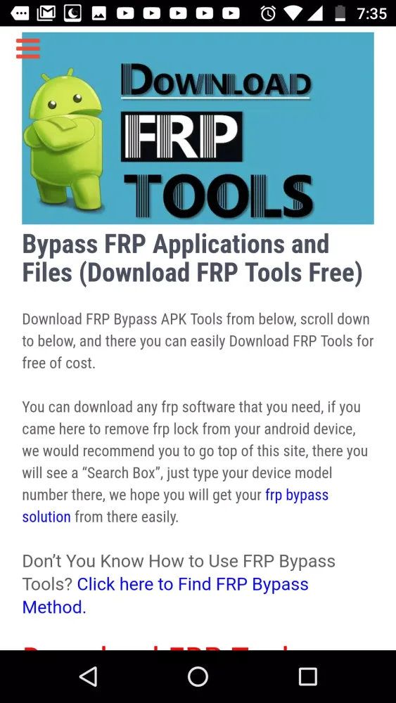 Bypass FRP LocK Ekran Görüntüleri