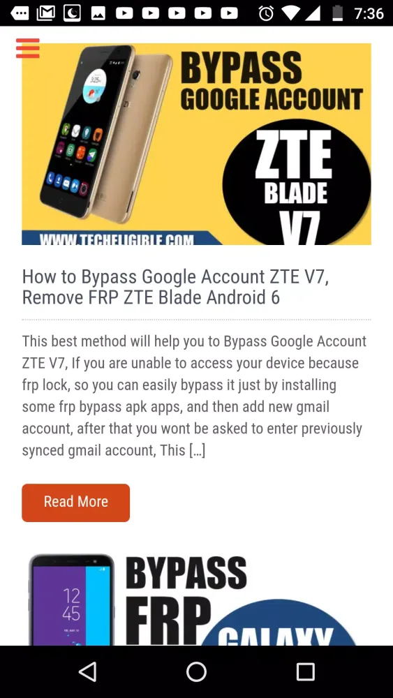 Bypass FRP LocK Ekran Görüntüleri
