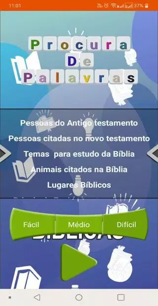Captures d'écran de Caça Palavras Bíblicas