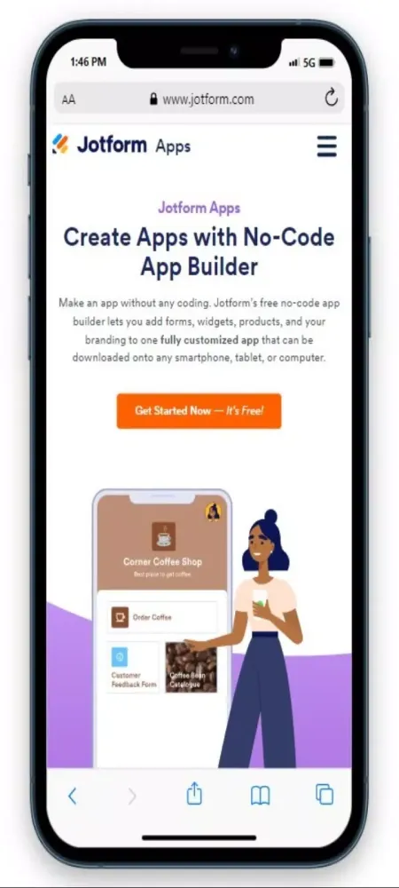 Mobile App Builder BY Jotform スクリーンショット