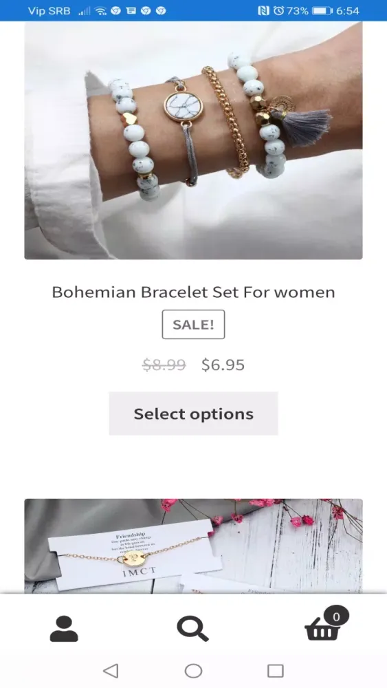 Online Jewelry Shopping App Screenshots