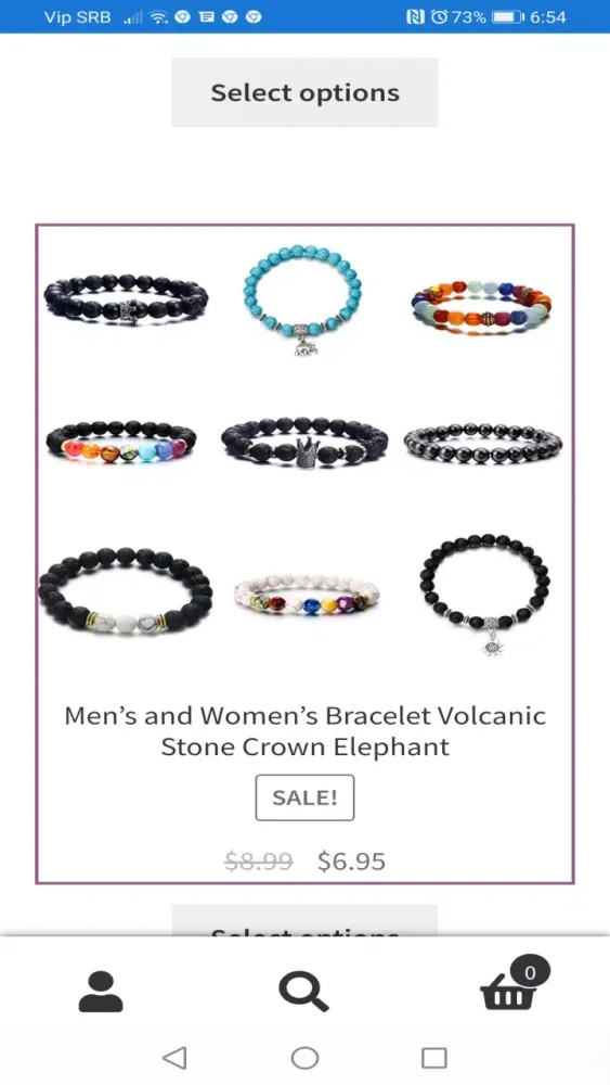 Online Jewelry Shopping App Screenshots