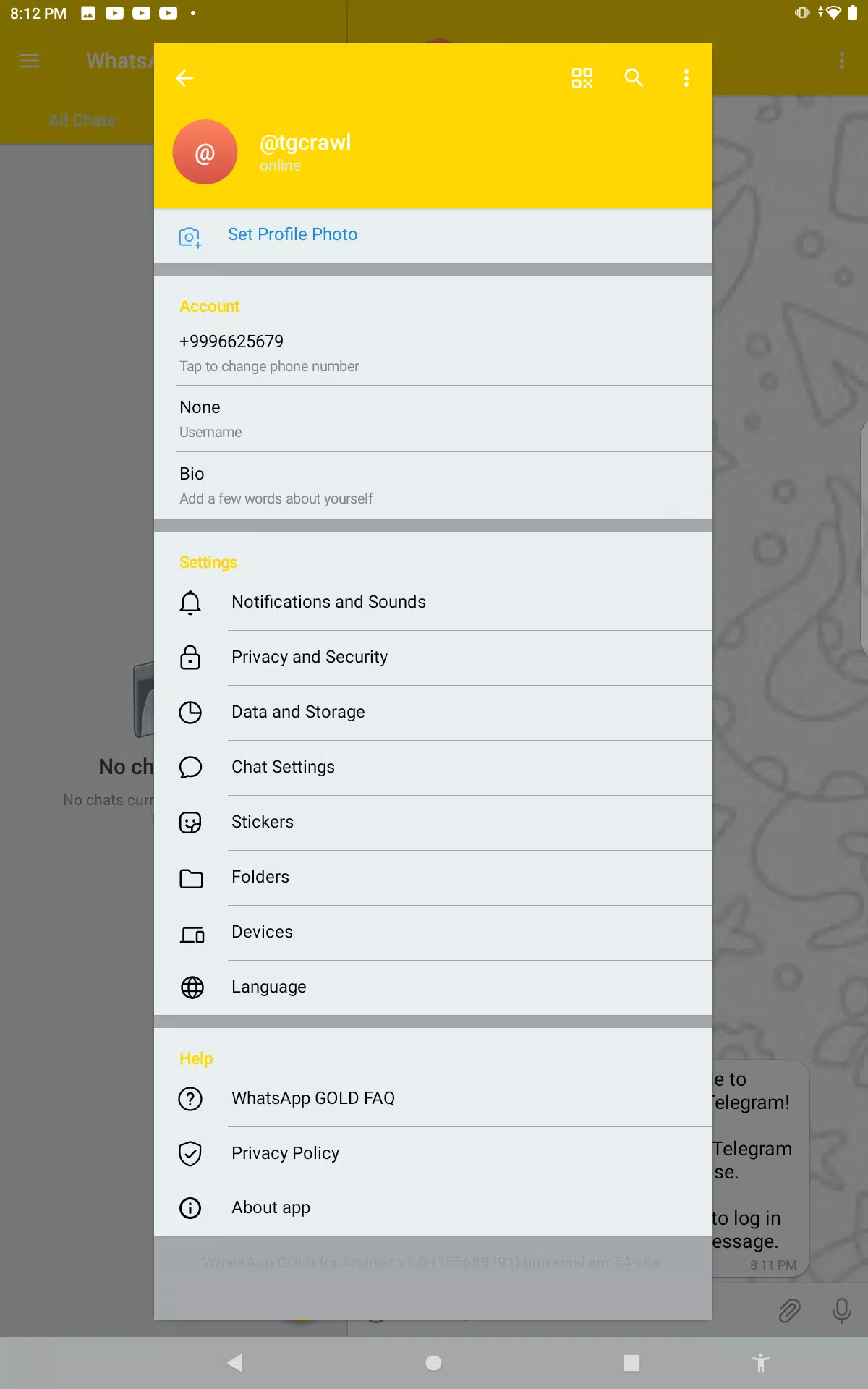 WhatsApp Goldภาพหน้าจอของแอป8