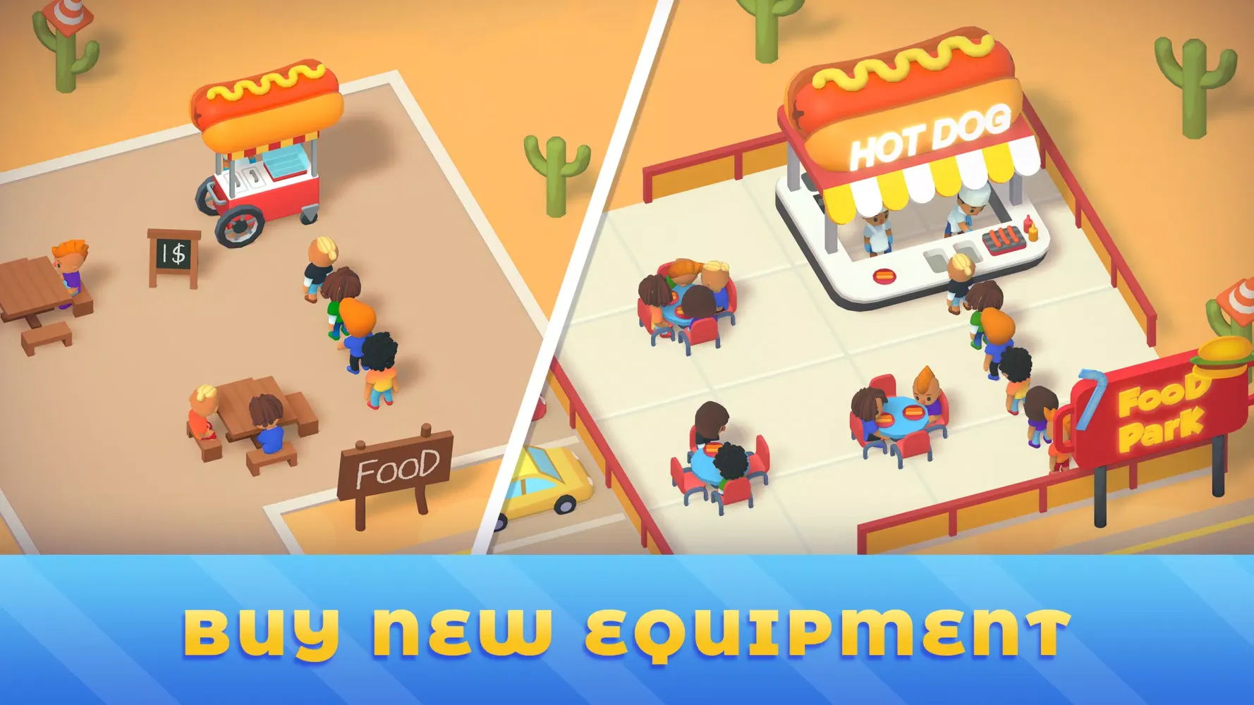 Idle Food Park Tycoon Screenshots