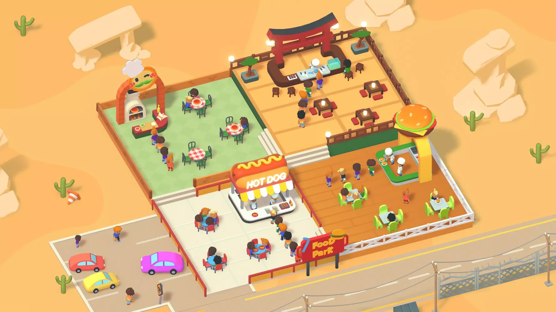 Idle Food Park Tycoon Screenshots