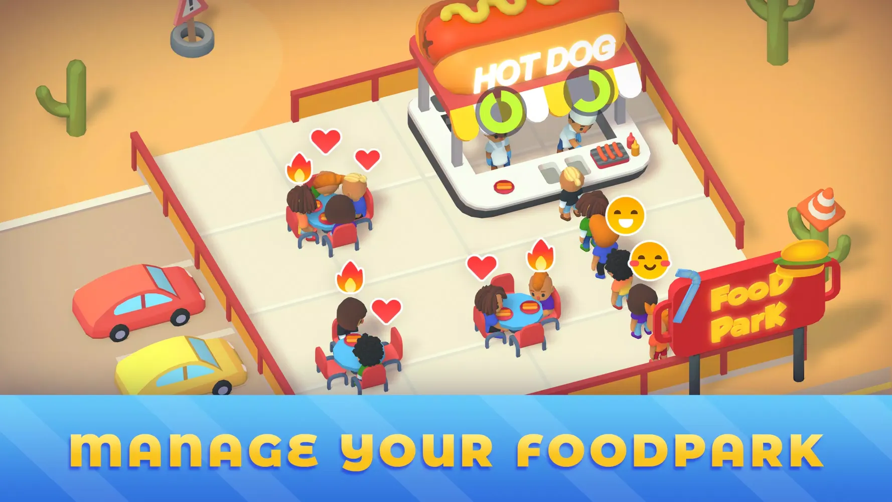Idle Food Park Tycoon Screenshots