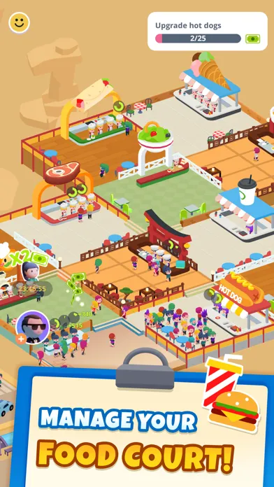 Idle Food Court Tycoon Ekran Görüntüleri