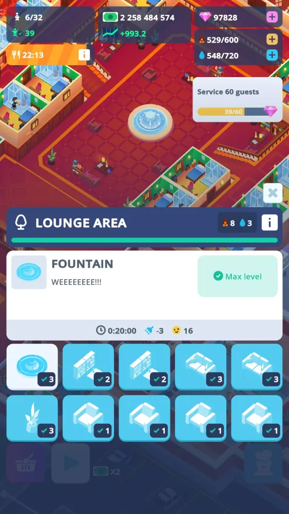 Ảnh chụp màn hình của Idle Hotel Tycoon Empire