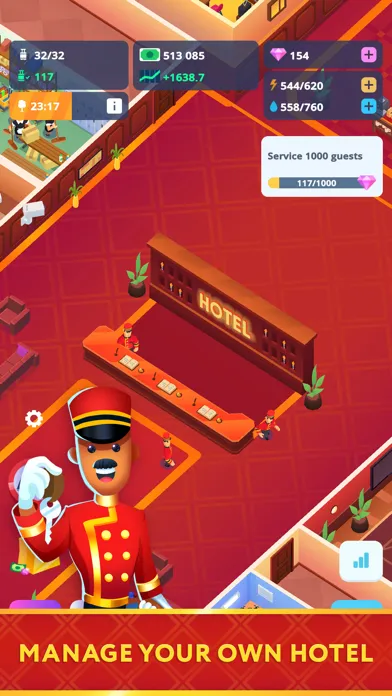 Screenshot di Idle Hotel Tycoon Empire