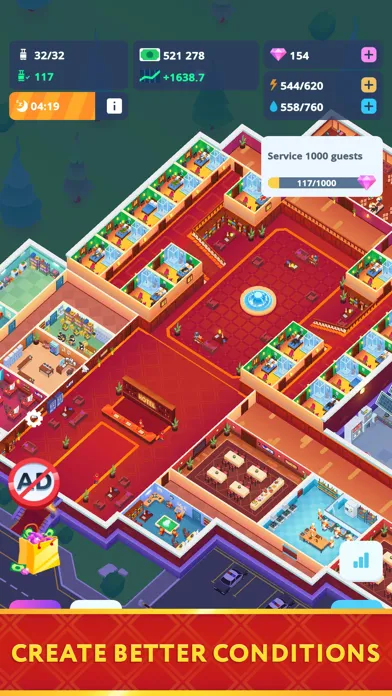 Screenshot di Idle Hotel Tycoon Empire