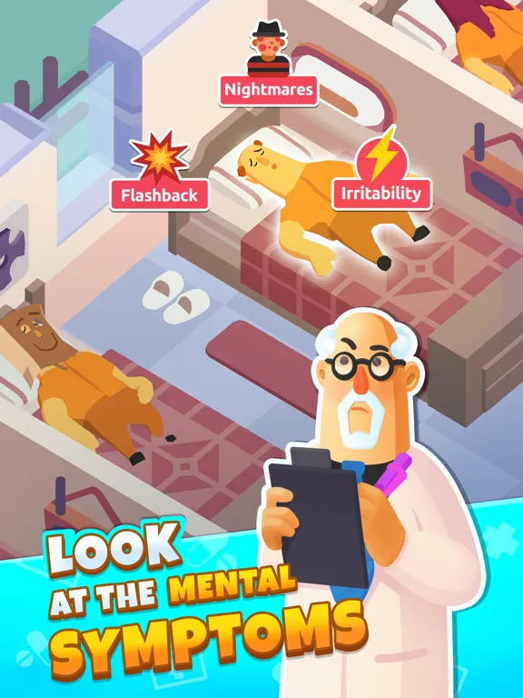 Zrzuty ekranu Idle Mental Hospital Tycoon iPad 