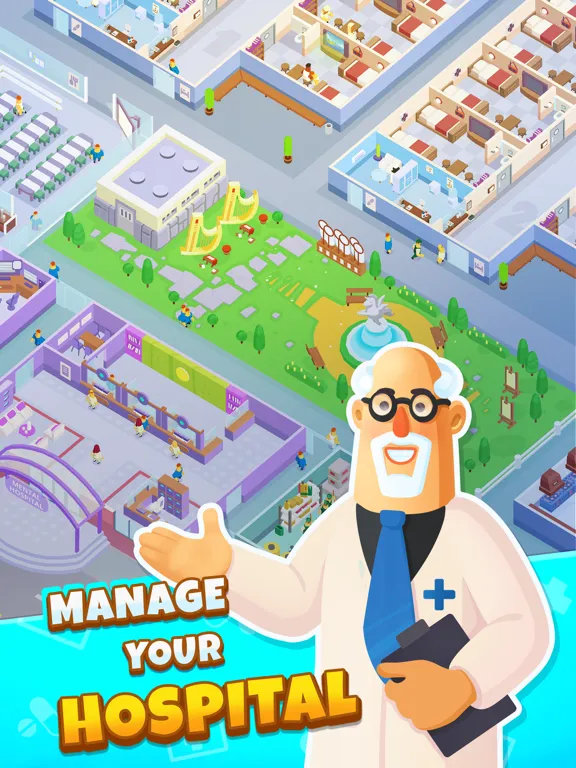 Zrzuty ekranu Idle Mental Hospital Tycoon iPad 