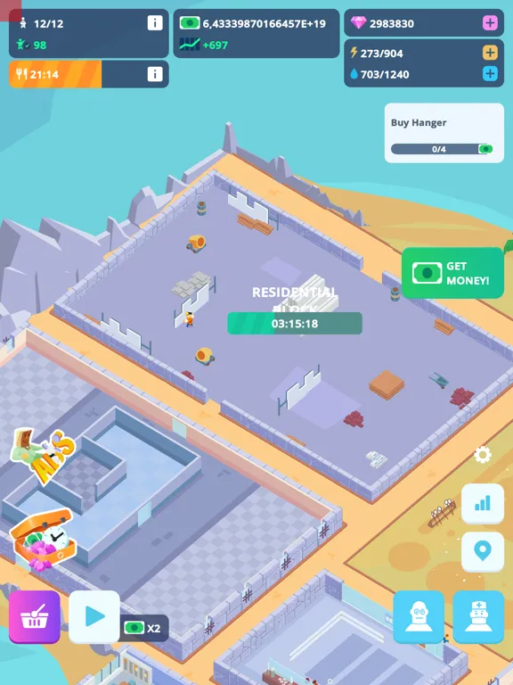 Zrzuty ekranu Idle Mental Hospital Tycoon iPad 