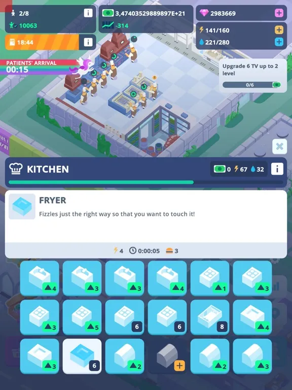 Zrzuty ekranu Idle Mental Hospital Tycoon iPad 