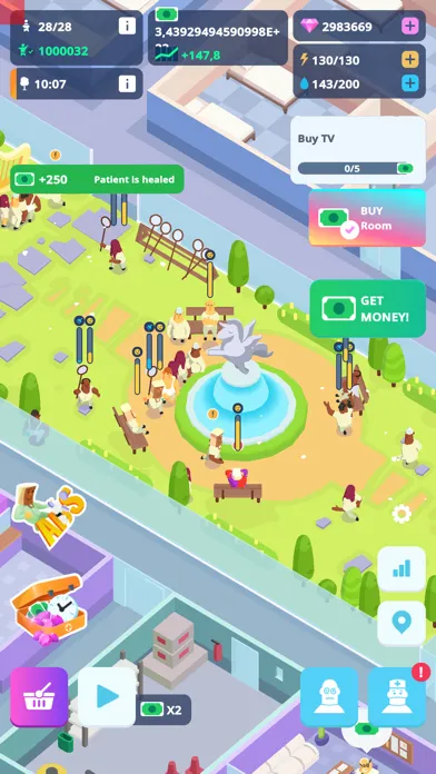 Zrzuty ekranu Idle Mental Hospital Tycoon