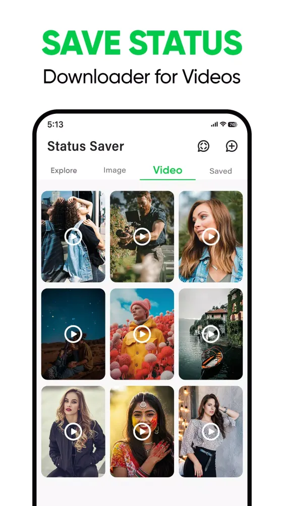 Status Saver Screenshots