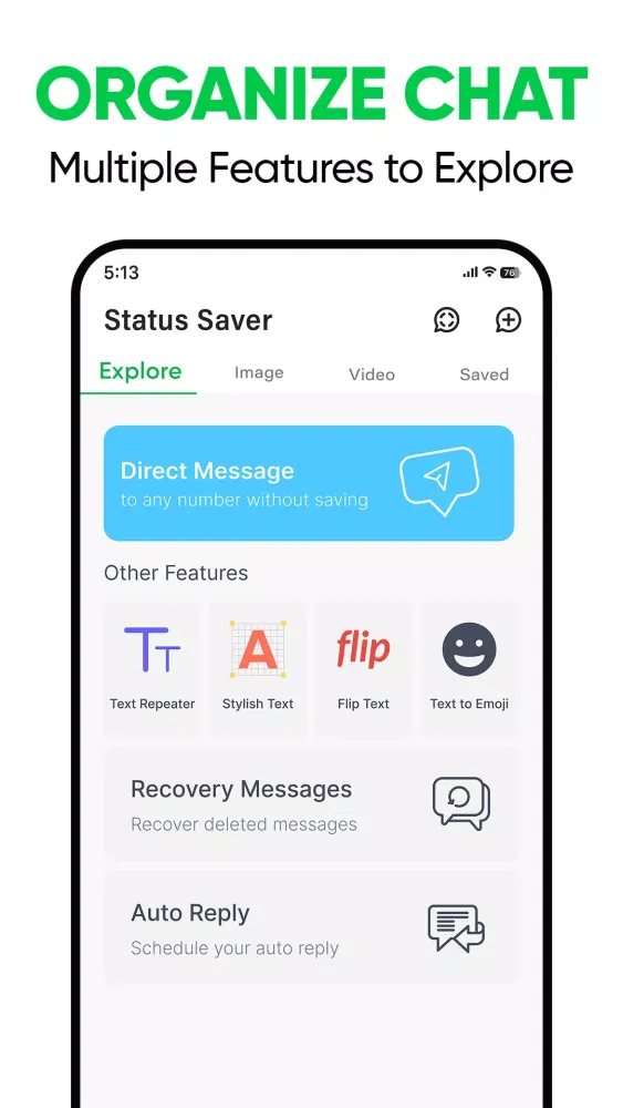 Status Saver Screenshots