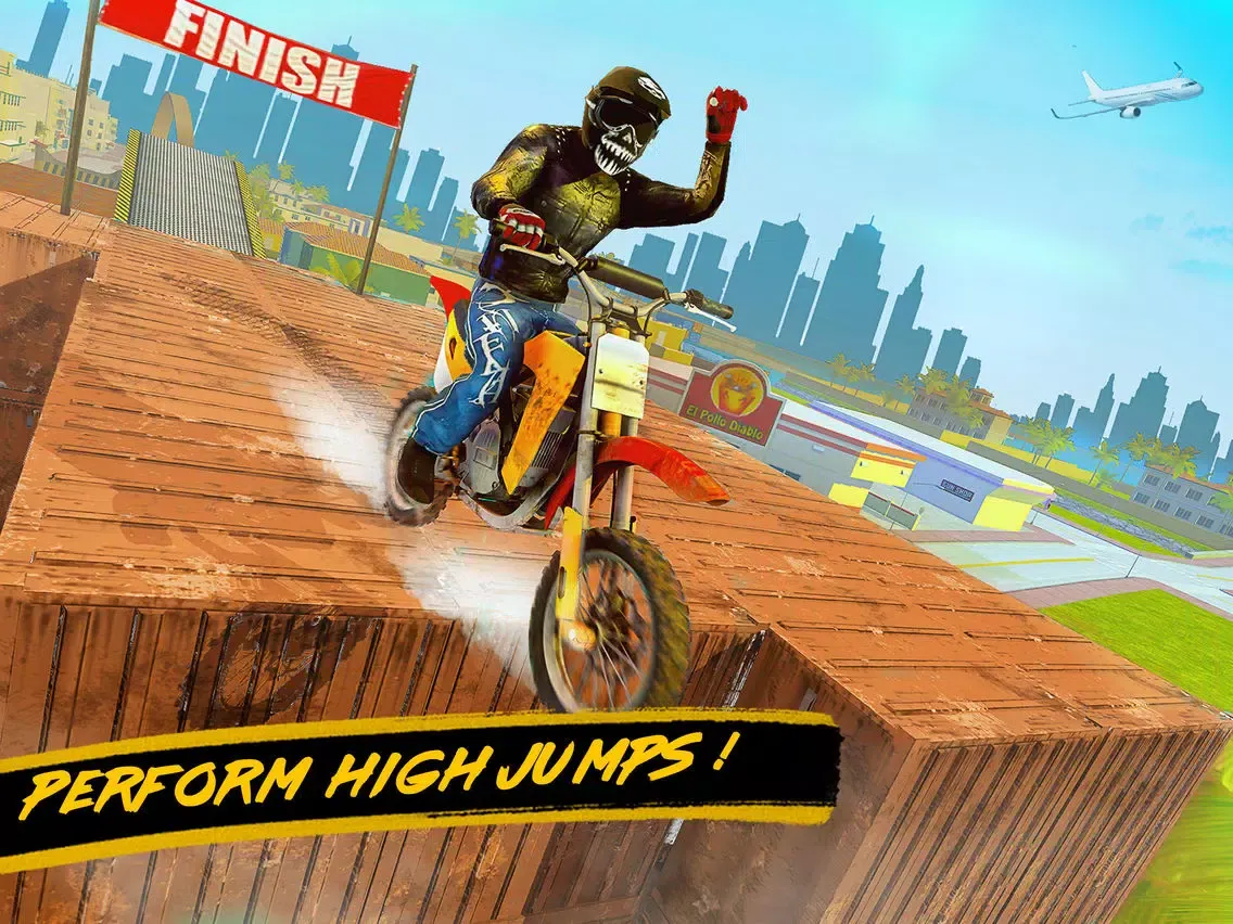 Stunt Bike Racer Challenge iPad  Screenshots