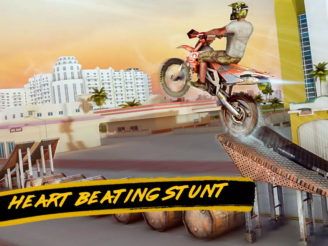 Stunt Bike Racer Challenge iPad  Screenshots